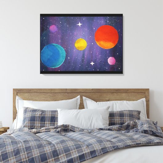 Afdrukken van buitenaardse doeken (Insitu (Slaapkamer))