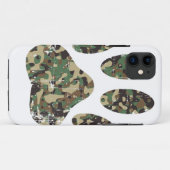 Afdrukken van camo Dog Paw Case-Mate iPhone Case (Achterkant (horizontaal))