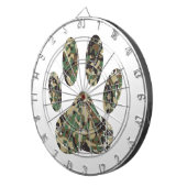 Afdrukken van camo Dog Paw Dartbord (Voorkant Rechts)