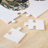 Afdrukken van camo Dog Paw Legpuzzel (Zijkant)