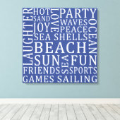 Afdrukken van canvas met inpakken van aangepaste k (Insitu (Houten vloer))