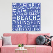 Afdrukken van canvas met inpakken van aangepaste k (Insitu (Woonkamer))