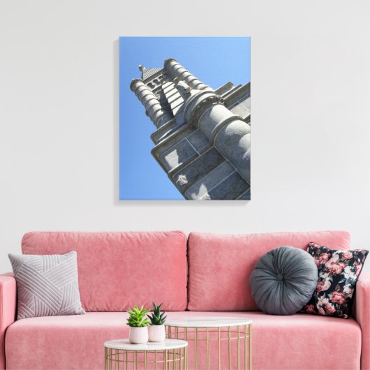 Afdrukken van Canvas Stone tower (Insitu (Woonkamer))