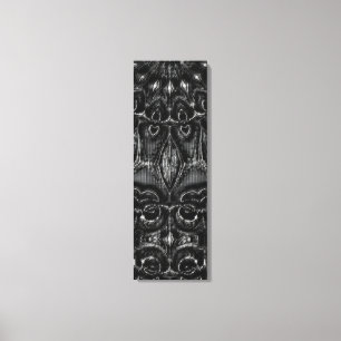 Afdrukken van Charcoal Mandala Canvas