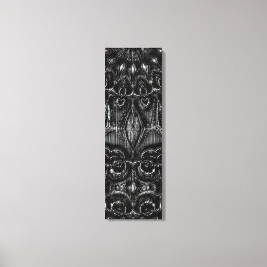 Afdrukken van Charcoal Mandala Canvas (Voorkant)