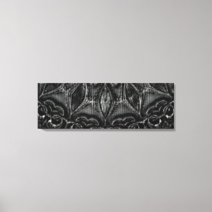 Afdrukken van Charcoal Mandala Canvas