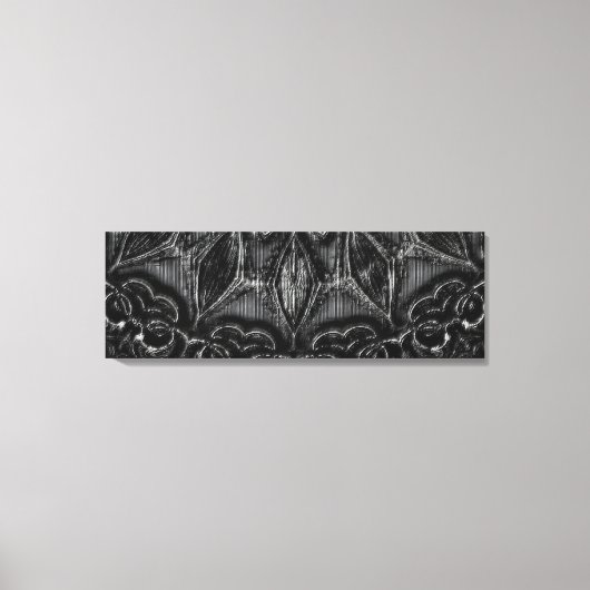 Afdrukken van Charcoal Mandala Canvas (Voorkant)