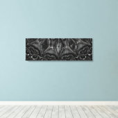 Afdrukken van Charcoal Mandala Canvas (Insitu (Houten vloer))