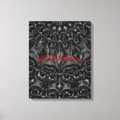 Afdrukken van Charcoal Mandala Canvas (Voorkant)