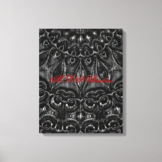 Afdrukken van Charcoal Mandala Canvas