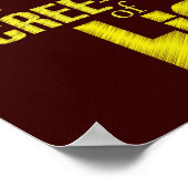 Afdrukken van Christelijke scripts voor levensgebr Poster (Hoek)