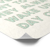 Afdrukken van citaat van kleine jongens poster (Hoek)