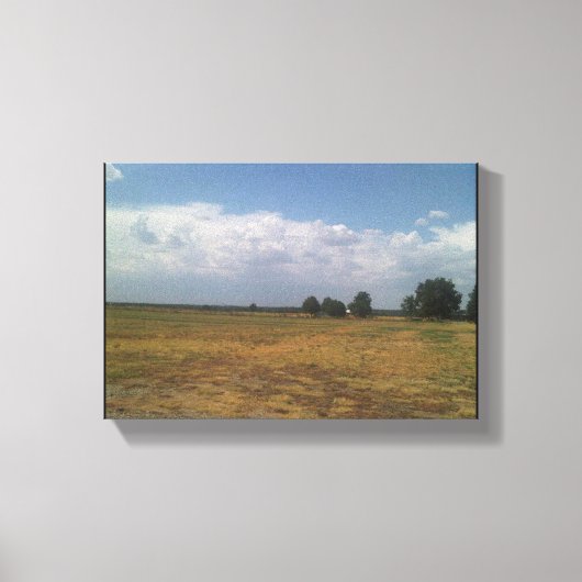 Afdrukken van Cloudy Sky Canvas (Voorkant)