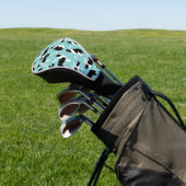 Afdrukken van Collie en Paw-rand Golfheadcover (Insitu)