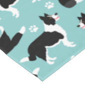 Afdrukken van Collie en Paw-rand Tafelkleed (Gekanteld)