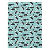 Afdrukken van Collie en Paw-rand Tafelkleed (Voorkant)