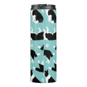 Afdrukken van Collie en Paw-rand Thermosbeker (Achterkant)