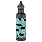 Afdrukken van Collie en Paw-rand Waterfles (Links)