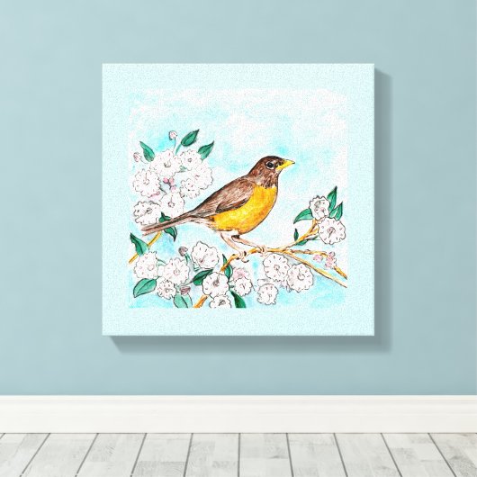 Afdrukken van connecticut Faux Canvas (Insitu (Houten vloer))