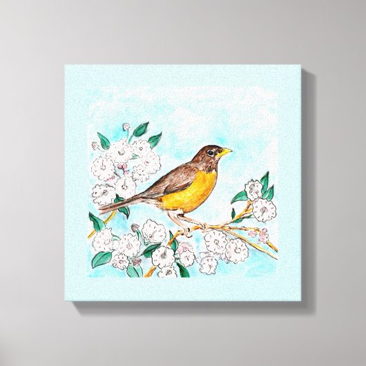 Afdrukken van connecticut Faux Canvas (Voorkant)