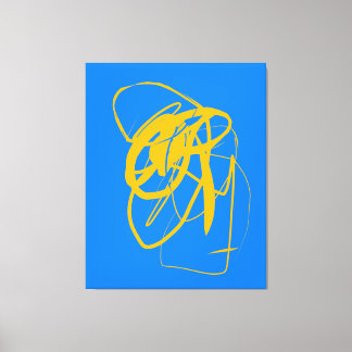 Afdrukken van contemhedendaags dans Stretched Canv