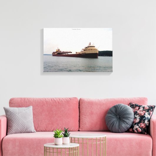 Afdrukken van Courtney Burton-canvas (Insitu (Woonkamer))