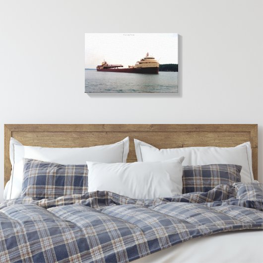 Afdrukken van Courtney Burton-canvas (Insitu (Slaapkamer))