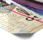 Afdrukken van Cristal Queen, kunstwerk van Claire  Poster (Hoek)