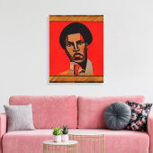 Afdrukken van Cubism Style African Man Canvas (Insitu (Woonkamer))