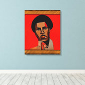 Afdrukken van Cubism Style African Man Canvas (Insitu (Houten vloer))
