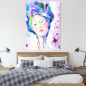Afdrukken van damescanvas en -gals - schilderen (Insitu (Slaapkamer))