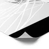 AFDRUKKEN VAN DE DOUANE - TIGER-PEACH POSTER (Hoek)