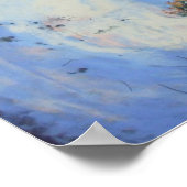 Afdrukken van de route Snowy Moorland Poster (Hoek)