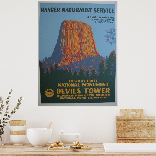 Afdrukken van de Tower Fine Poster (Keuken)