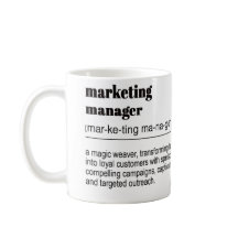 Afdrukken van definitie van marketingmanager