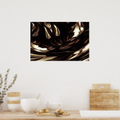 Afdrukken van digitaal Poster - Virtuele kunstschi (Keuken)