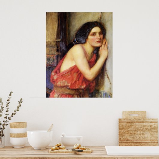 Afdrukken van dit (detail) Canvas Poster (Keuken)