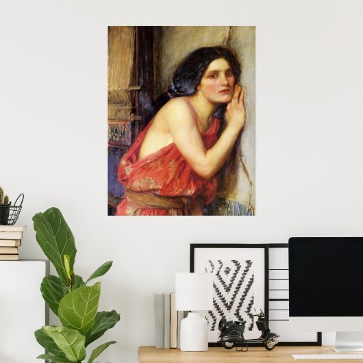 Afdrukken van dit (detail) Canvas Poster (Thuiskantoor)