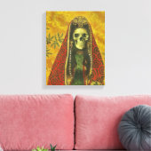 Afdrukken van dodenheks Skeleton Canvas (Insitu (Woonkamer))