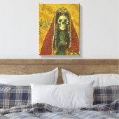 Afdrukken van dodenheks Skeleton Canvas (Insitu (Slaapkamer))