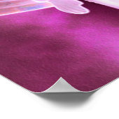 Afdrukken van doeken van Majestic Pink Angel Poster (Hoek)