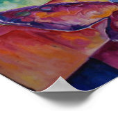 Afdrukken van doffabriceercanvas poster (Hoek)