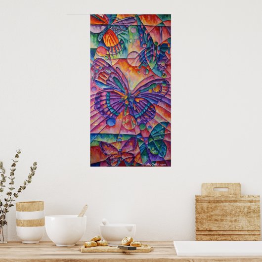 Afdrukken van doffabriceercanvas poster (Keuken)