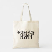 Afdrukken van Dog Mam Paw-scherm Tote Bag (Achterkant)