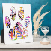 Afdrukken van dog plakband verven fotoplaat (Zijkant)