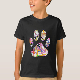 Afdrukken van dog plakband verven t-shirt