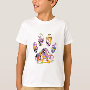 Afdrukken van dog plakband verven t-shirt