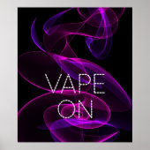 Afdrukken van donkerroze Poster (Voorkant)