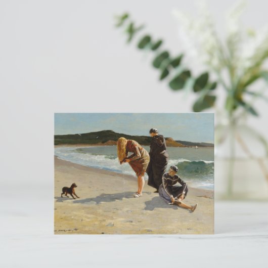 Afdrukken van Eagle Head High-Tide Canvas Briefkaart (Staand voorkant)