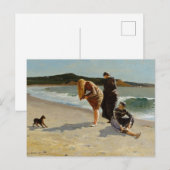 Afdrukken van Eagle Head High-Tide Canvas Briefkaart (Voorkant / Achterkant)